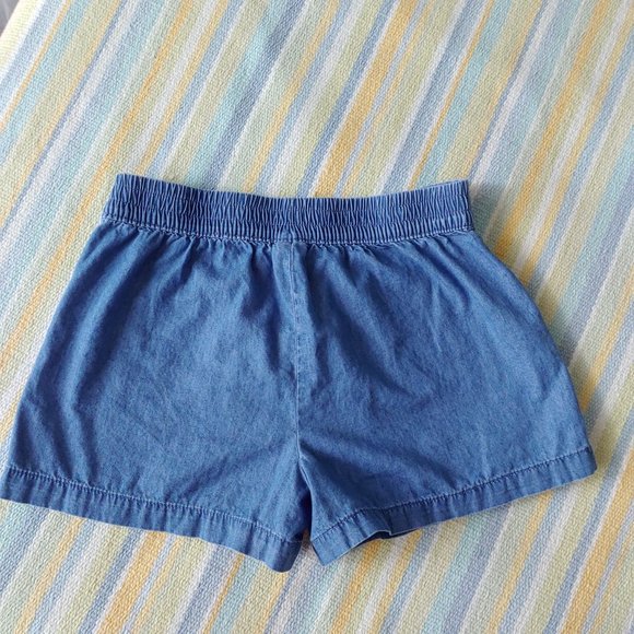 🌟 OshKosh Chambray pull-on shorts 10/12 - Picture 3 of 5